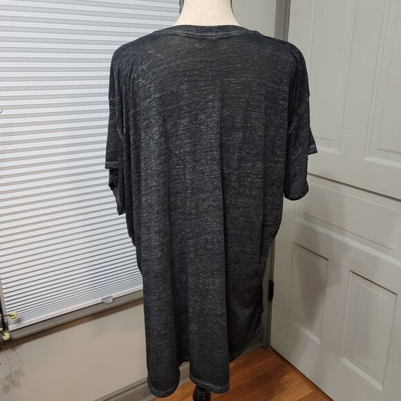 Torrid Sarcasm State Of Mind Relaxed Fit Crew Tee - Vintage Burnout Black - Picture 3 of 7